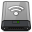 Grey Airport W Icon 32x32 png